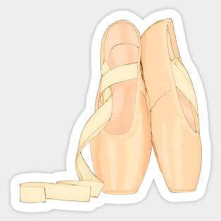 chaussons de danse Sticker